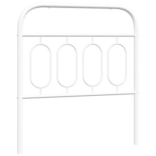 Testiera in Metallo Bianco 90 cm 377194