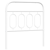 Testiera in Metallo-Testiera in Ferro-Testata Bianco 90 cm 789015