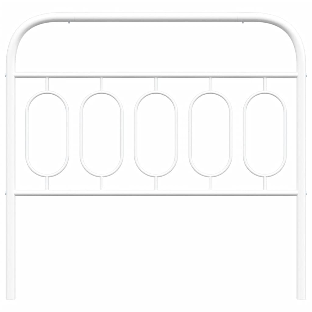 Testiera in Metallo Bianco 100 cm 377195
