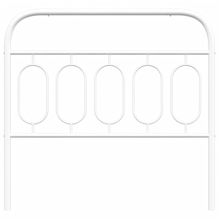 Testiera in Metallo Bianco 100 cm 377195