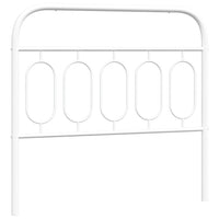 Testiera in Metallo Bianco 107 cm 377196