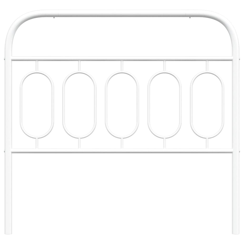 Testiera in Metallo Bianco 107 cm 377196