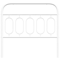 Testiera in Metallo Bianco 107 cm 377196