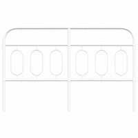 Testiera in Metallo Bianco 150 cm 377200