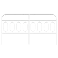 Testiera in Metallo Bianco 160 cm 377201