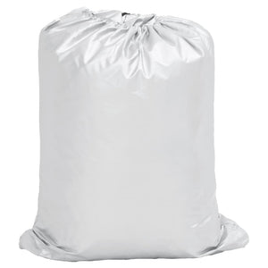 vidaXL Copriauto per Fuoristrada Cinghie con Fibbia Argento Pieno XL