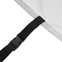 vidaXL Copriauto per Fuoristrada Cinghie con Fibbia Argento Pieno XL