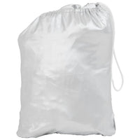 Mezza Copertura Auto con Ganci Argento L