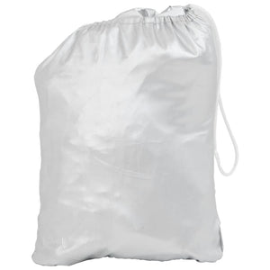 Mezza Copertura Auto con Ganci Argento L