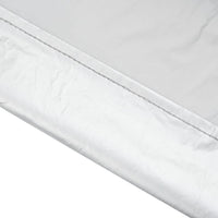 Mezza Copertura Auto con Ganci Argento L