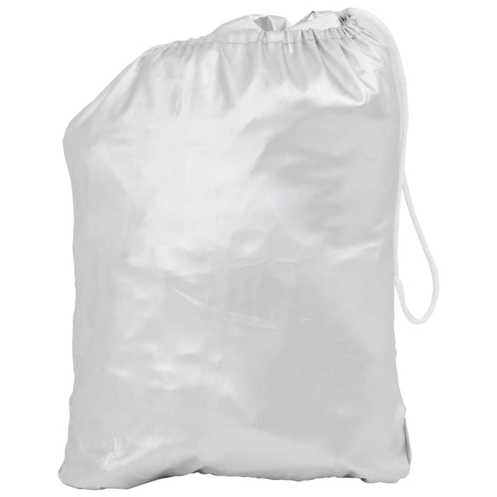 Mezza Copertura Auto con Ganci Argento XL 4008935