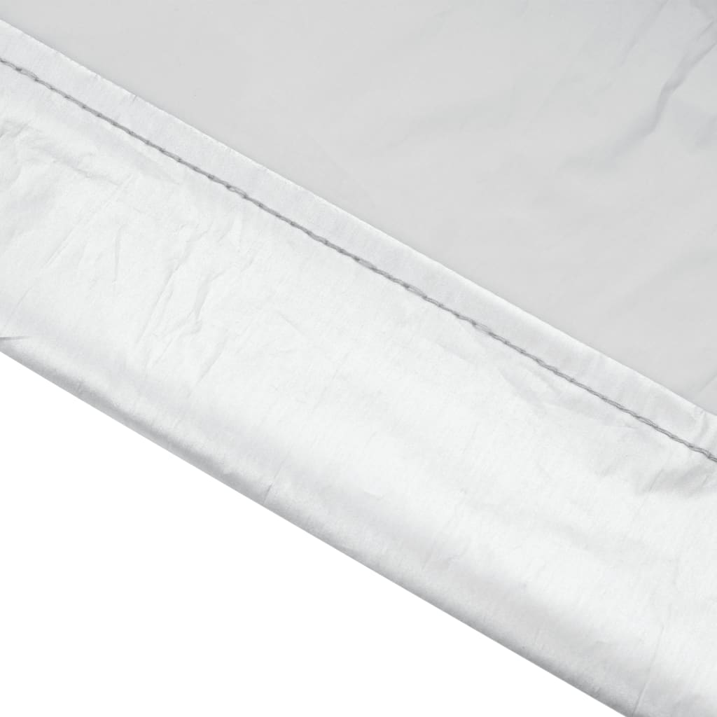 Mezza Copertura Auto con Ganci Argento XL 4008935