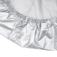 vidaXL Telo Copriauto per Berlina Antigrandine M Grigio e Argento