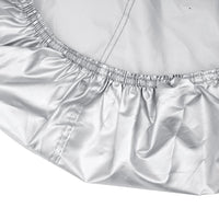 vidaXL Telo Copriauto per Berlina Antigrandine L Grigio e Argento