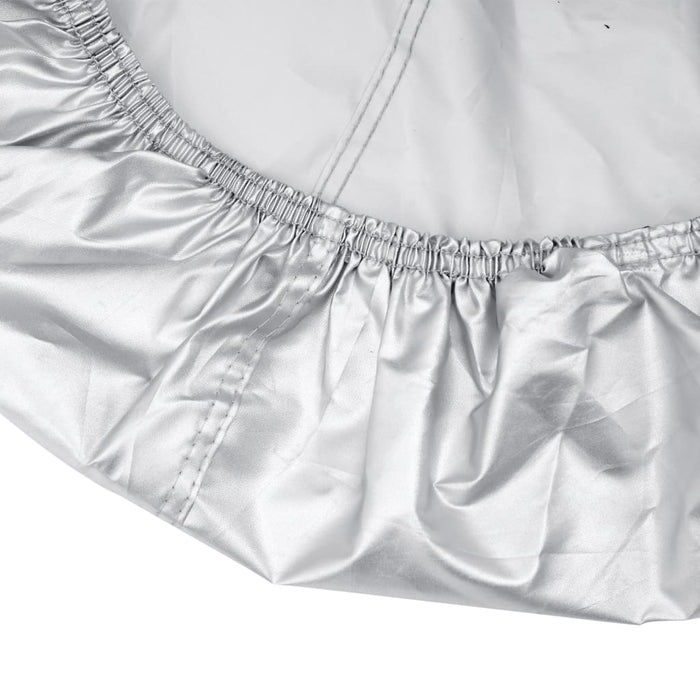 vidaXL Telo Copriauto per Berlina Antigrandine XL Grigio e Argento