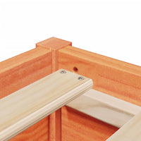 Letto senza Materasso Marrone Cera 90x200 cm Legno di Pino 846833