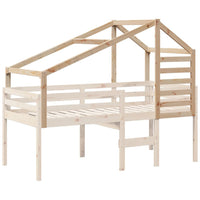 Tetto per Letto Bambini 198x87x113 cm in Legno Massello di Pino