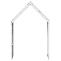 Tetto per Letto Bambini Bianco 60x99x139,5 Legno Massello Pino 846889