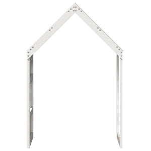 Tetto per Letto Bambini Bianco 60x99x139,5 Legno Massello Pino