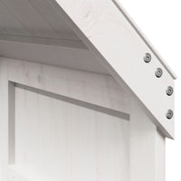 Tetto per Letto Bambini Bianco 60x99x139,5 Legno Massello Pino