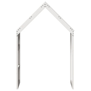 vidaXL Tetto per Letto Bambini Bianco 55x99x139,5 Legno Massello Pino