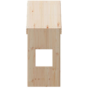 Tetto per Letto Bambini 55x84x132 cm in Legno Massello di Pino