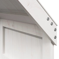 Tetto per Letto Bambini Bianco 60x89x134,5 Legno Massello Pino