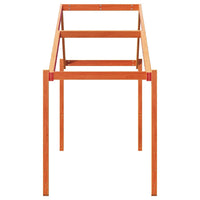 Tetto Letto Bambini Marrone Cera 213x95,5x144,5cm Massello Pino