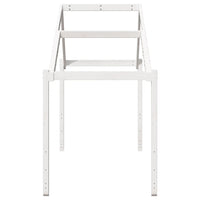 Tetto Letto Bambini Bianco 213x85,5x144,5cm Legno Massello Pino