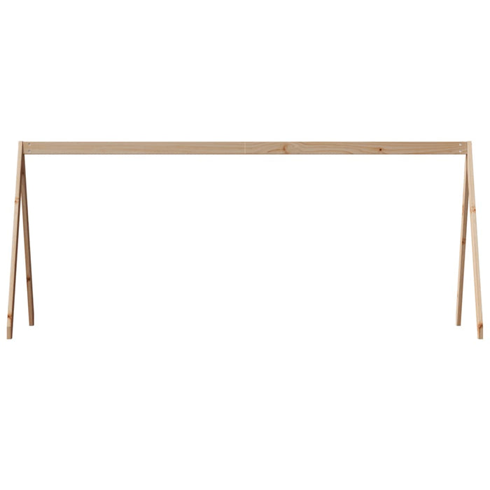 Tetto per Letto Bambini 209x85,5x88 cm Legno Massello di Pino