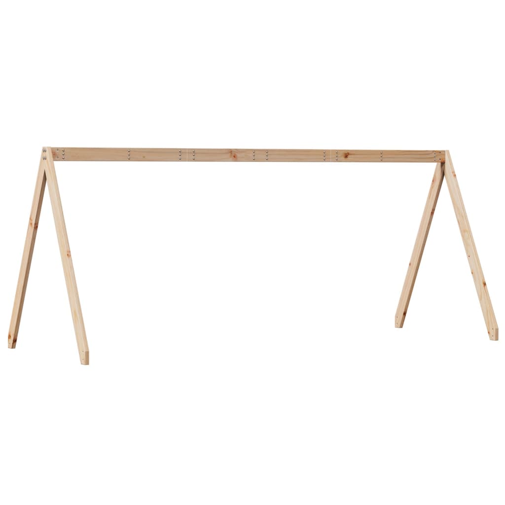 Tetto per Letto Bambini 209x85,5x88 cm Legno Massello di Pino