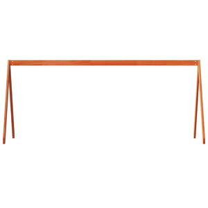 Tetto Letto Bambini Marrone Cera 199x95,5x88 cm Massello Pino