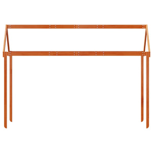 Tetto Letto Bambini Marrone Cera 217x85,5x154 cm Massello Pino