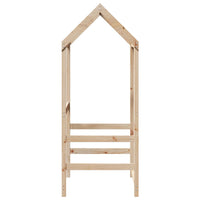 Tetto per Letto Bambini 108x70x176,5 cm Legno Massello di Pino