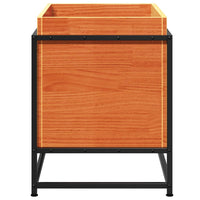 Fioriera Giardino Marrone Cera 60x50x40 cm Legno Massello Pino