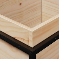 Fioriera da Giardino 100x40x50 cm in Legno Massello di Pino 847033