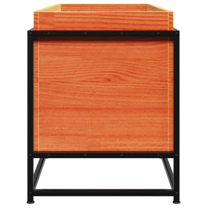 Fioriera Giardino Marrone Cera 100x40x50 cm Legno Massello Pino 847035