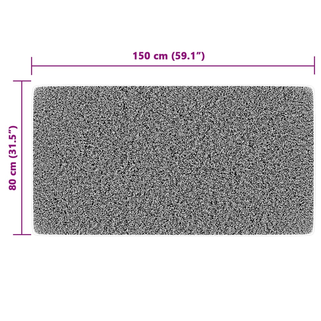 Tappeto a Pelo Corto Multicolore 80x150 cm Interni/Esterni 4007205