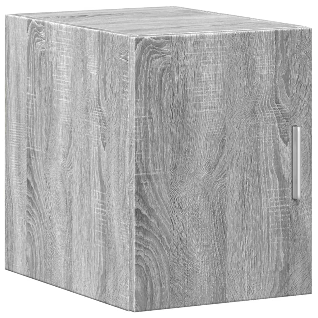 vidaXL Mobile a Parete Grigio Sonoma 30x42,5x40cm in Legno Multistrato