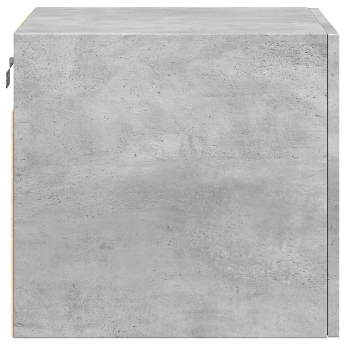 vidaXL Mobile a Parete Grigio Cemento 45x42,5x40 cm Legno Multistrato