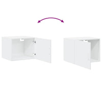 vidaXL Mobile a Parete Bianco 50x42,5x40 cm in Legno Multistrato