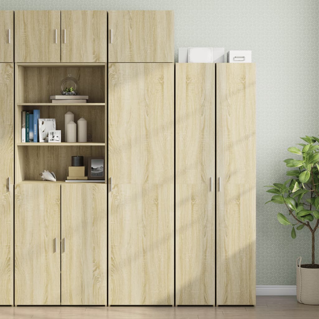 vidaXL Mobile a Parete Rovere Sonoma 50x42,5x40 cm Legno Multistrato
