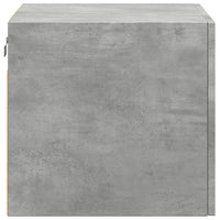 vidaXL Mobile a Parete Grigio Cemento 50x42,5x40 cm Legno Multistrato