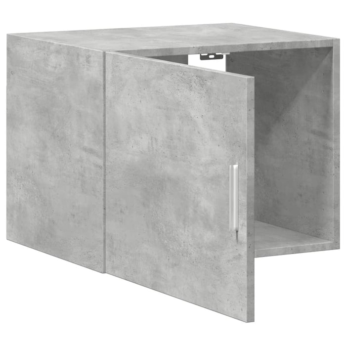 vidaXL Mobile a Parete Grigio Cemento 50x42,5x40 cm Legno Multistrato