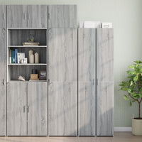 vidaXL Mobile a Parete Grigio Sonoma 50x42,5x40cm in Legno Multistrato