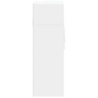 vidaXL Credenza Bianca 30x42,5x124 cm in Legno Multistrato