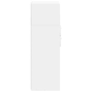 vidaXL Credenza Bianca 40x42,5x124 cm in Legno Multistrato