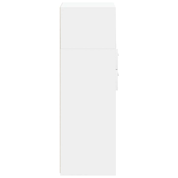 vidaXL Credenza Bianca 40x42,5x124 cm in Legno Multistrato