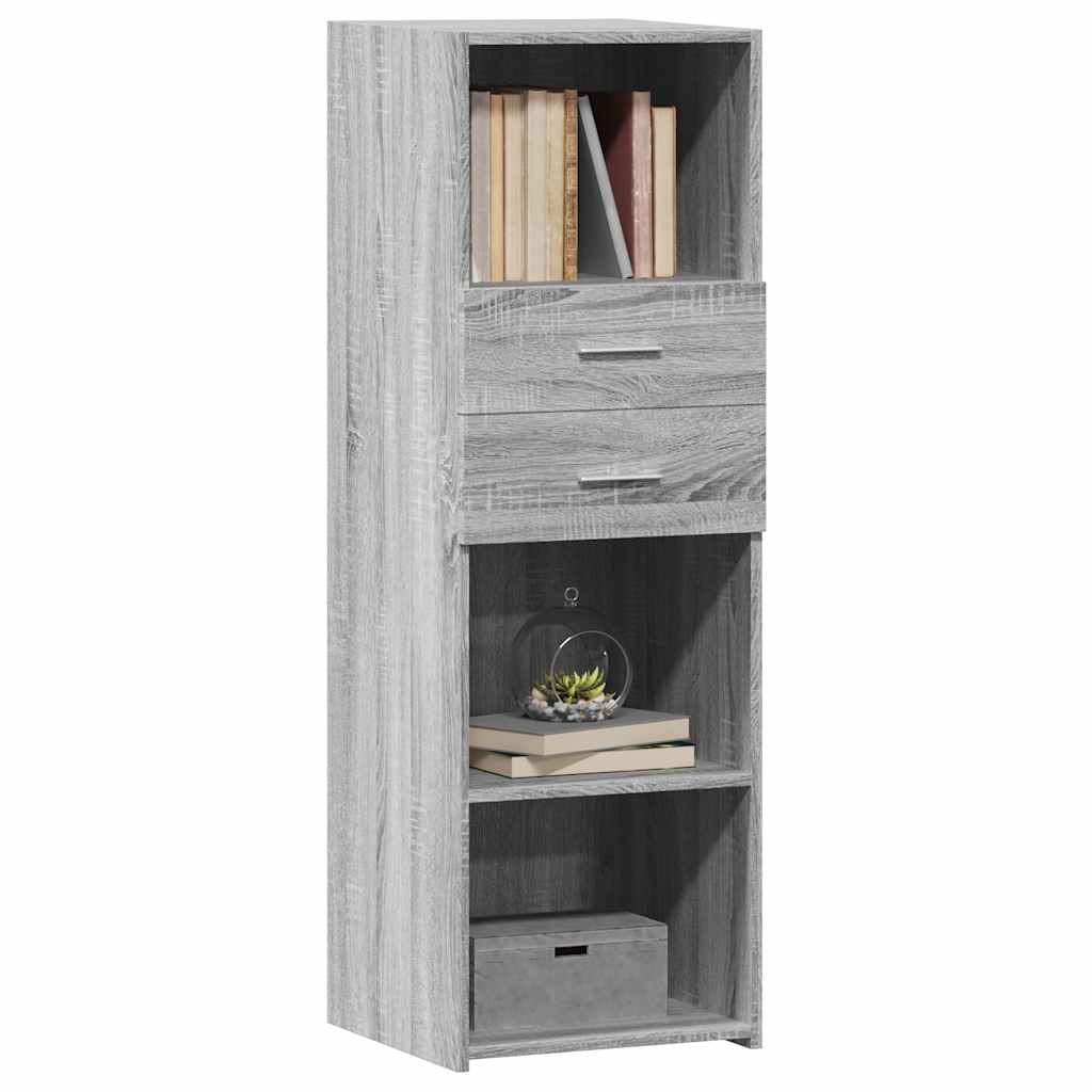 vidaXL Credenza Grigio Sonoma 40x42,5x124 cm in Legno Multistrato