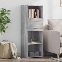 vidaXL Credenza Grigio Sonoma 40x42,5x124 cm in Legno Multistrato